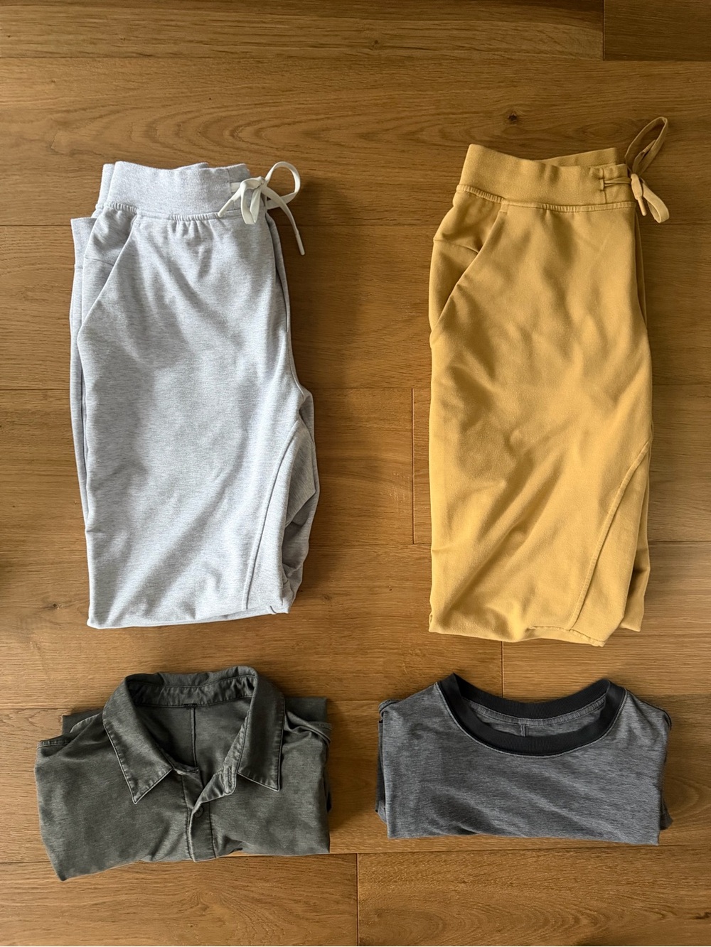 4x Lululemon Medium Mens Bundle Sweatpants Shirts